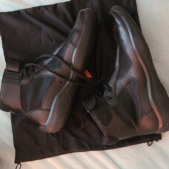 Prada high top men. 9 1/2 - Picture 3 of 3
